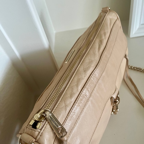 Rebecca Minkoff cream beigeLeather Crossbody Bag XL - Picture 5 of 14